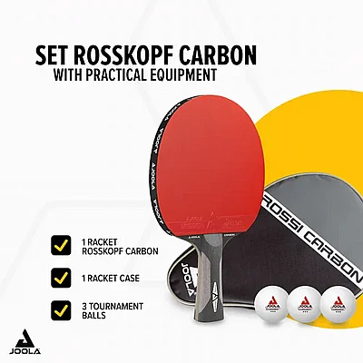 ���� ��"� ����� �� ����� �- 3 ������ - JOOLA Table Tennis Racket Rosskopf Carbon