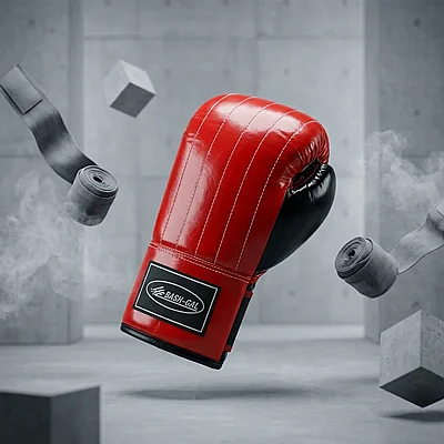 ����� �� ������� ��� Leather punching bag gloves