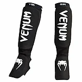 מגני רגליים Venum Kontact Black White מגני רגליים Venum Kontact Black White