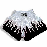 מכנסי איגרוף תאילנדי White Tiger White/Black מכנסי איגרוף תאילנדי White Tiger White/Black