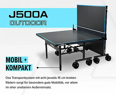 ����� ��"� ��� 6 �"� ��������� - JOOLA Outdoor Table Tennis