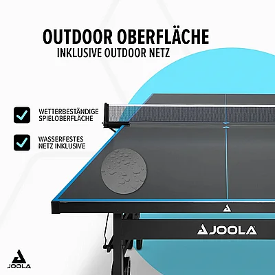 ����� ��"� ��� 6 �"� ��������� JOOLA Outdoor Table Tennis