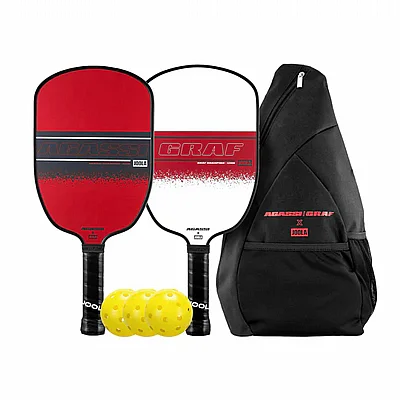 ��� ������ �- 3 ����� ������� �� ��� - JOOLA Champion Agassi/Graf Pickleball Set