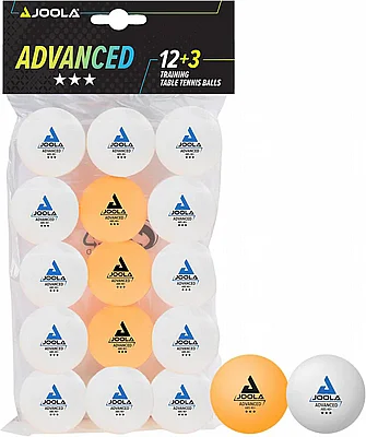15 ����� ���� 3 ������ JOOLA Training Advanced 3 Star Table Tennis Balls +40