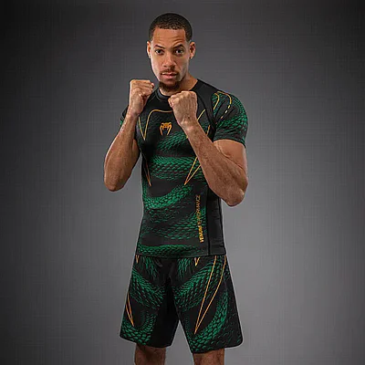 ����� ����� ������� ��� Venum Matupa Short Sleeve Rashguard - Black/Red/Silver