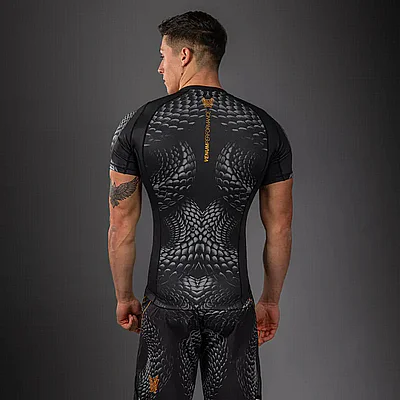 ����� ����� ������� ��� Venum Matupa Short Sleeve Rashguard Black/Red/Silver