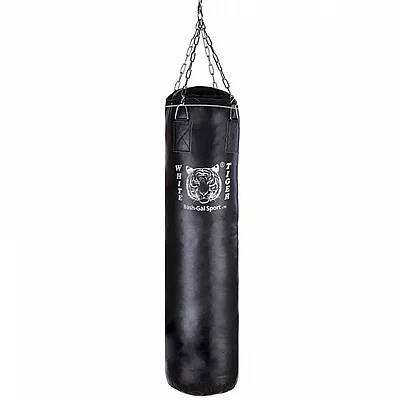 �� ������ ���� ���� Black leather punching bag white tiger
