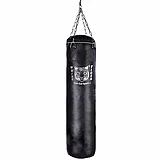 שק איגרוף שחור מעור Black leather punching bag white tiger שק איגרוף שחור מעור Black leather punching bag white tiger