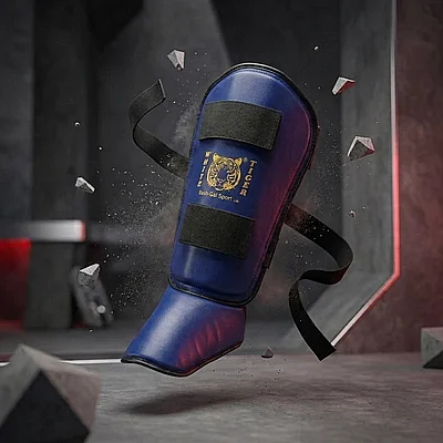 ��� ��� ��� ��� ���� PU Muai Thai Shin Guards