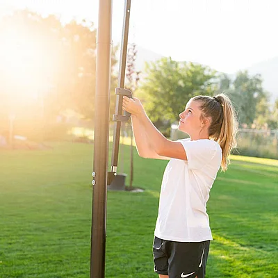 ���� �� ���� ������� 48 ���� - Lifetime Adjustable Portable Basketball Hoop