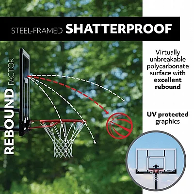 ���� �� ���� ������� 48 ���� - Lifetime Adjustable Portable Basketball Hoop