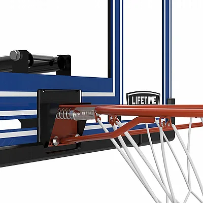 ���� �� ���� ������� 52 ���� - Lifetime Polycarbonate Adjustable Portable Basketball Hoop NBA Edition
