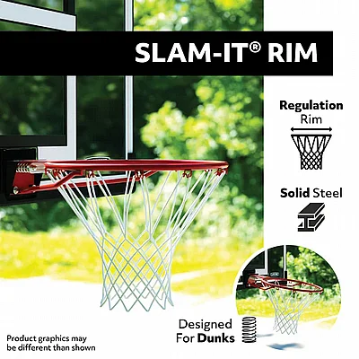 ���� �� ���� ������� 52 ���� - Lifetime Polycarbonate Adjustable Portable Basketball Hoop NBA Edition